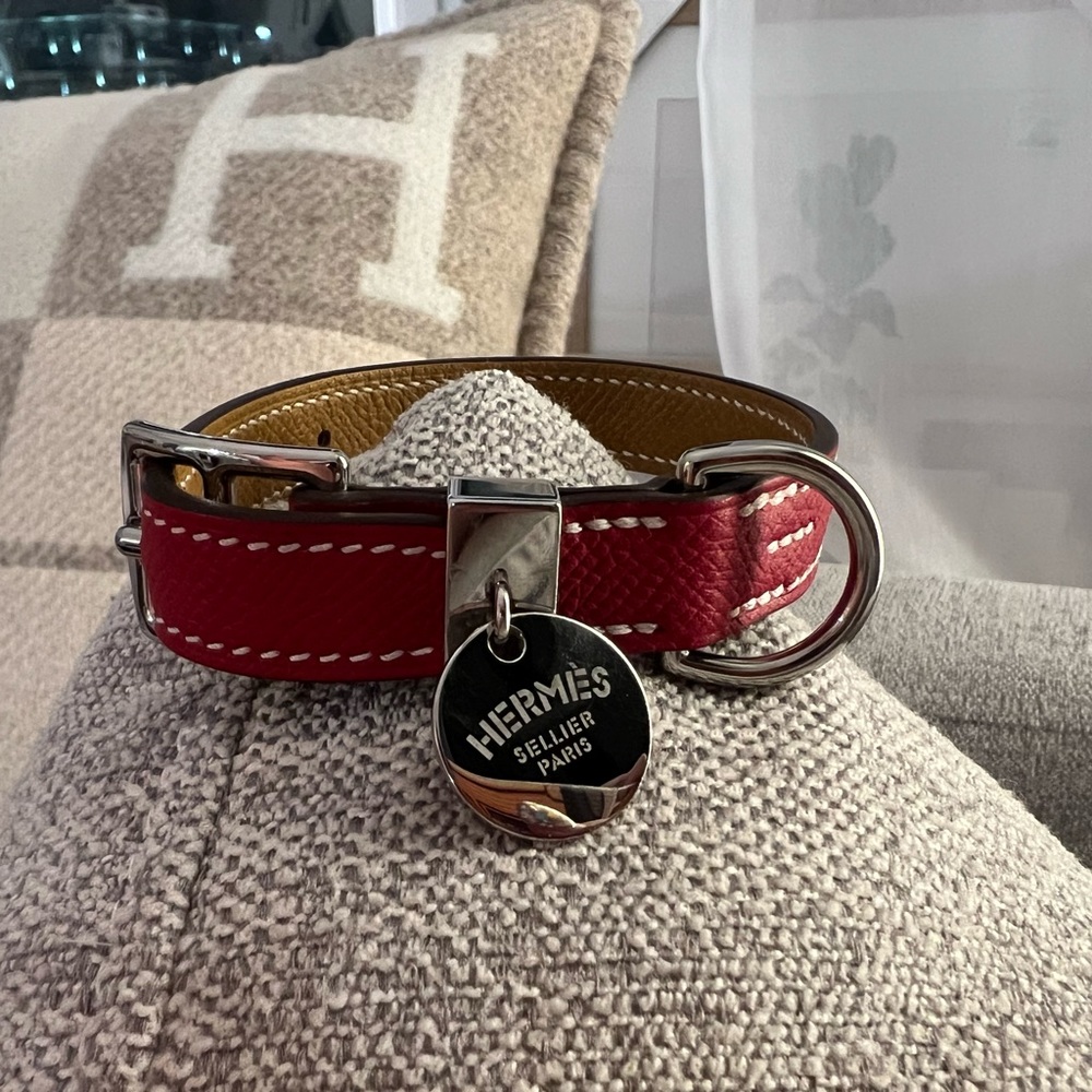 Hermes Tresse dog collar